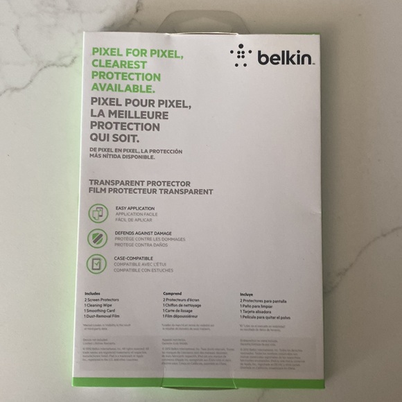 3/$10 Belkin iPad mini screen guard transparent (2 pack) - Picture 2 of 4